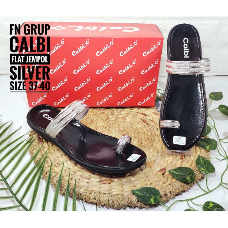 Calbi Trepes / Calbi Slop / Sandal Santai Wanita/ sandal calbi terbaru 2021 /Sandal Kode Flat jempol