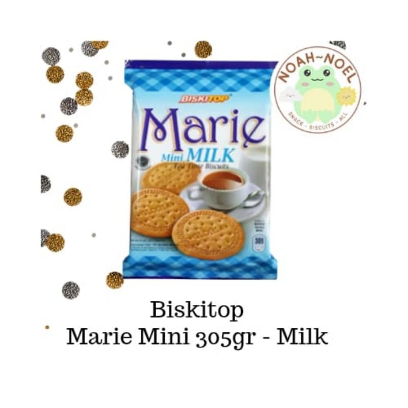 

NN - BISKITOP Marie 305gr Biskuit Marie Regall rasa Cokelat Susu Roti Marie Cemilan Anak