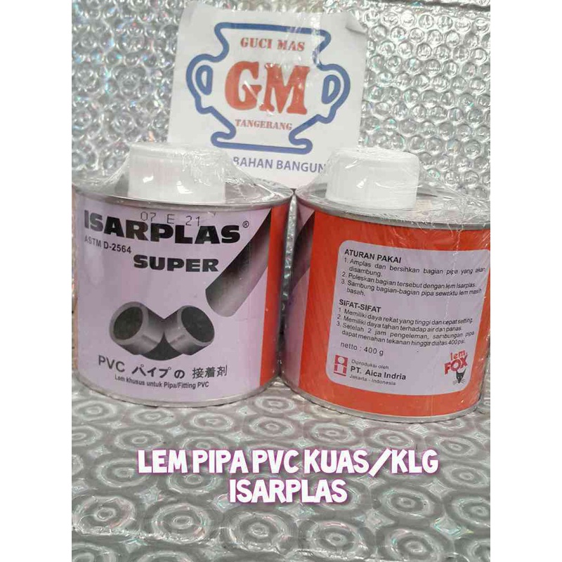 

Lem Pipa Pvc ISARPLAS 400gr