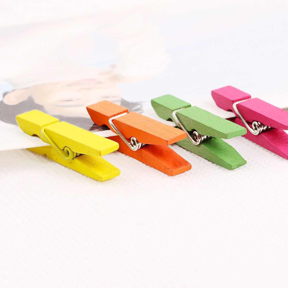 JEPITAN KAYU WARNA WARNI (10 PCS) | WOODEN CLIP | JEPIT FOTO POLAROID | WOODEN CLIP BERWARNA