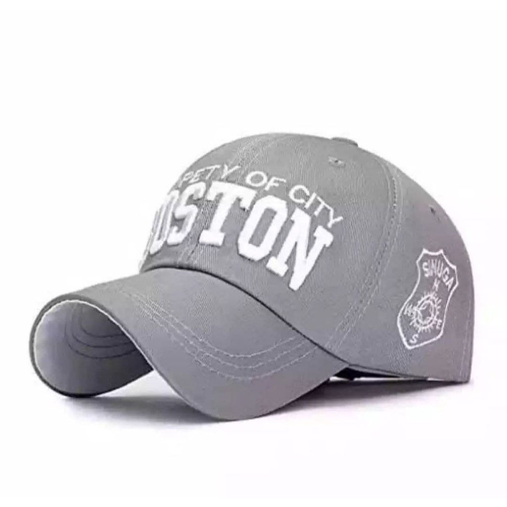 [COD] TOPI BASEBALL CAPS BOSTON DISTRO/ ORIGINAL/ PREMIUM/ TOPI BASEBALL BORDIR COMPUTER