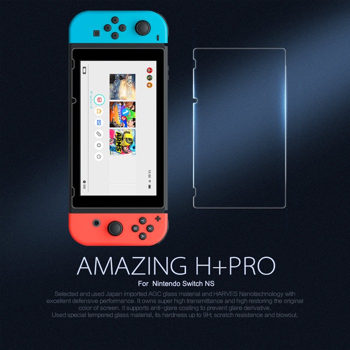Nintendo Switch NS Tempered Glass NILLKIN AMAZING H+ Pro