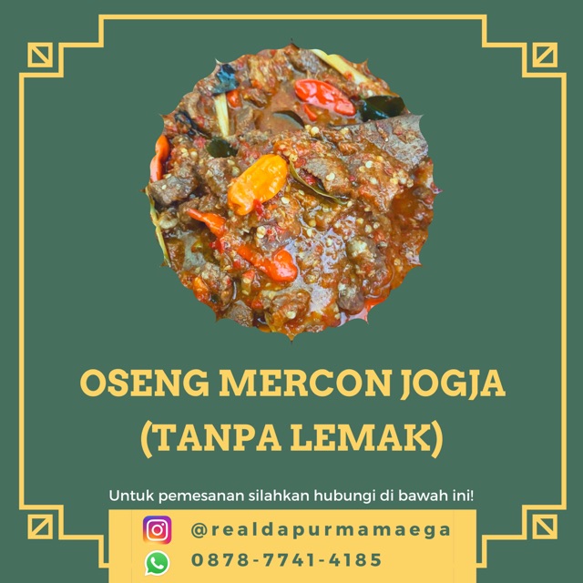 

Oseng Mercon Jogja (Tanpa Tetelan/Lemak)