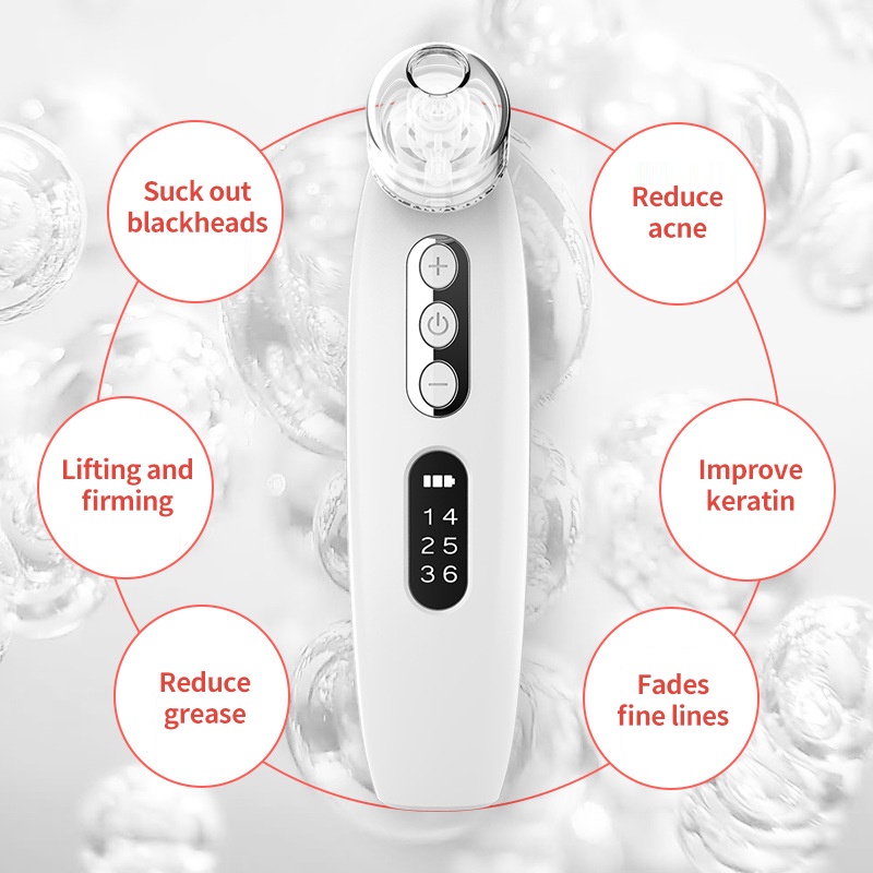 Vacuum Blackhead Remover Electric Pore Suction Facial Clean Ultrasonic Pump Korea Cell