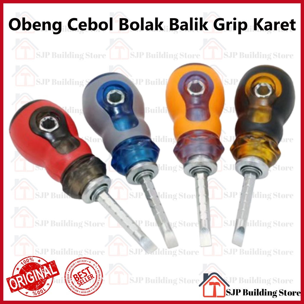 Obeng Screwdriver Cebol Bolak Balik ( +/- ) WOCT