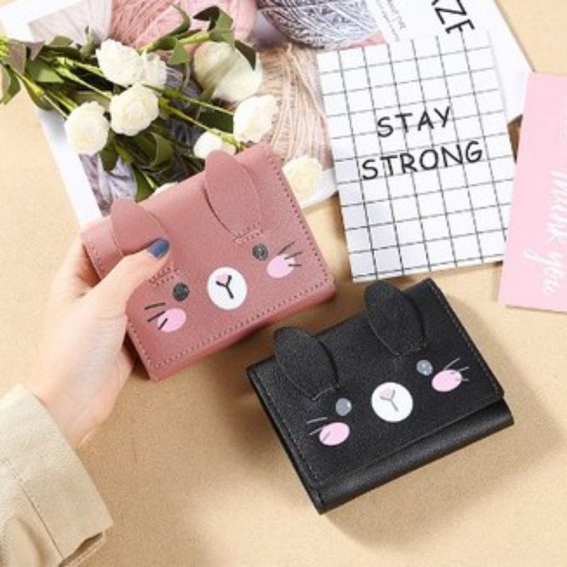 DOMPET LIPAT IMPORT WANITA MINI/ DOMPET LIPAT WANITA KELINCI LUCU