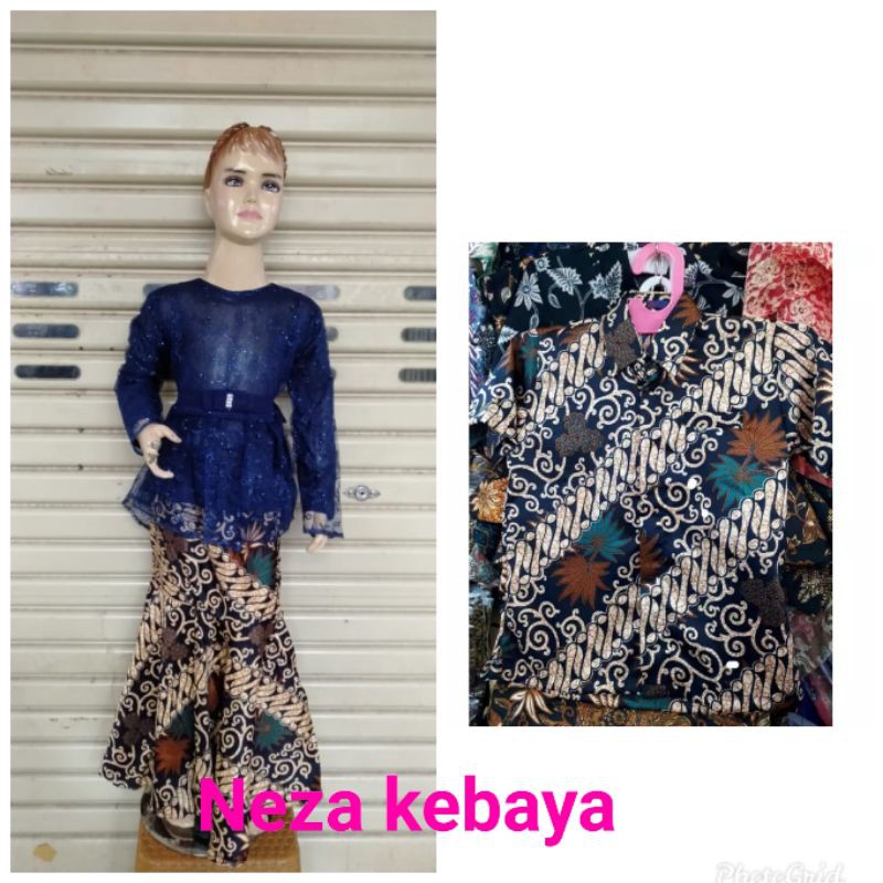 BESSET SELER SETELAN KEBAYA ANAK/MURAH MERIAH SET ANAK/COUPLE BATIK ANAK/KEBAYA TULLE