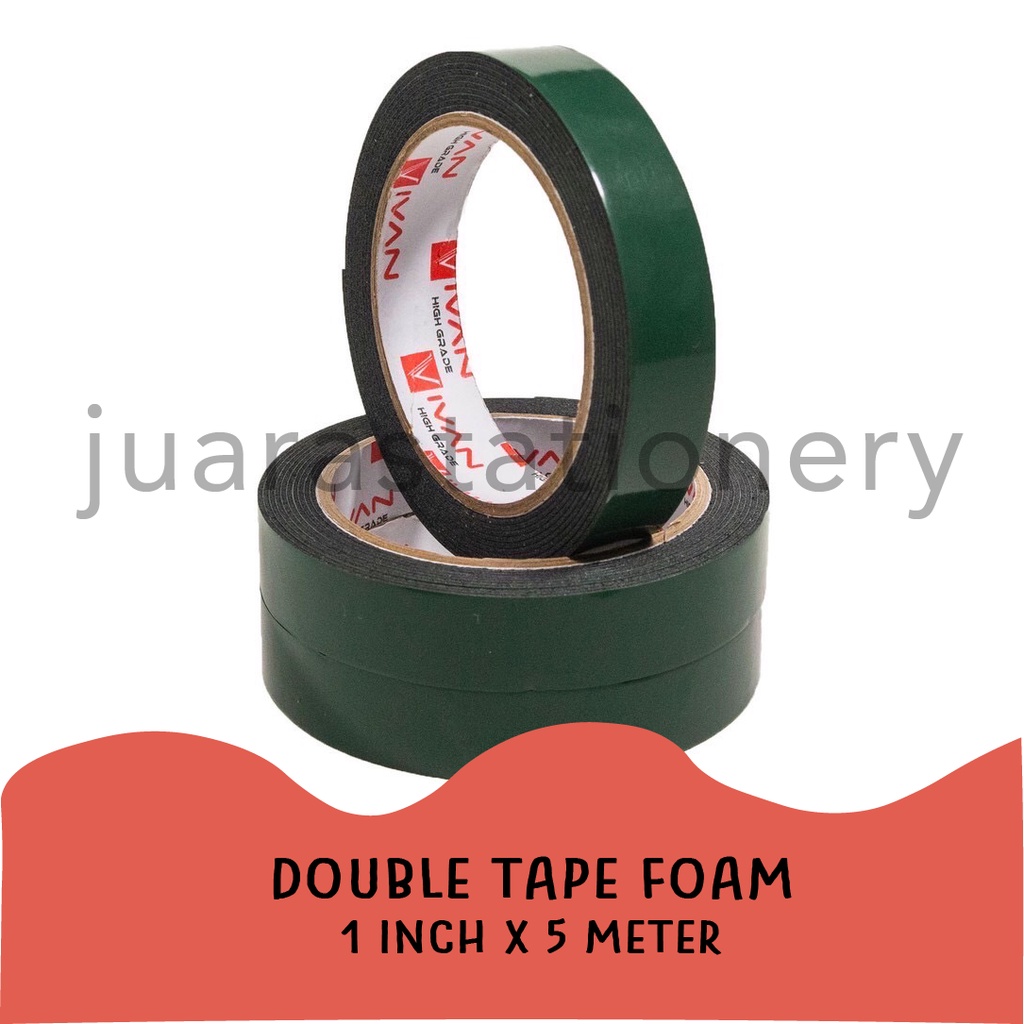

761 - Double Tape Foam 1 inchi x 5 meter