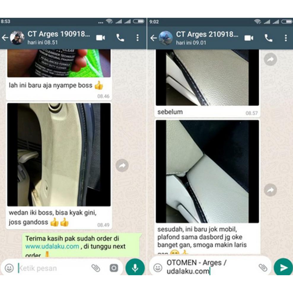 Grosir Otomen Arges Original Pembersih Interior Mobil