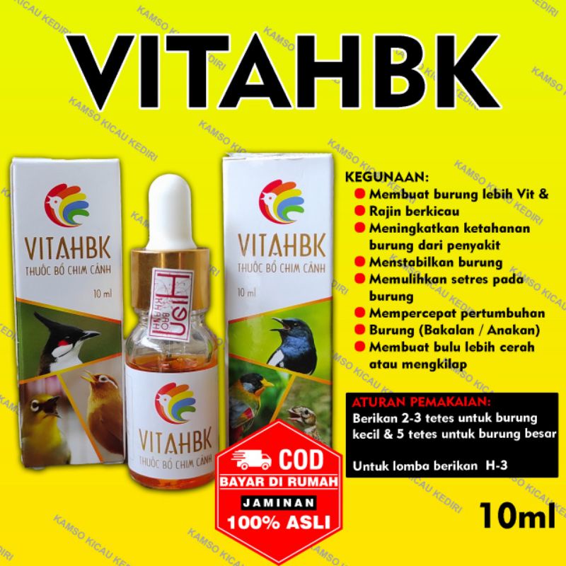 VITA HBK + VITAMIN HBK + VITAMIN VIETNAM + VITAMIN BURUNG IMPORT + DOPING BURUNG + DOPING LOMBA + DO