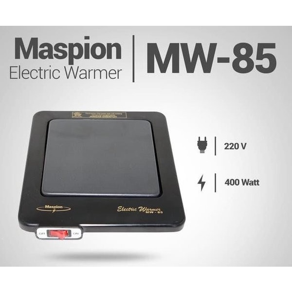 FM - Maspion Pemanas Elektrik Warmer MW-85 / electric warmer / kompor listrik / panci listrik serbaguna