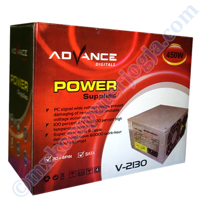 Power Supply Advance PSU 450 watt