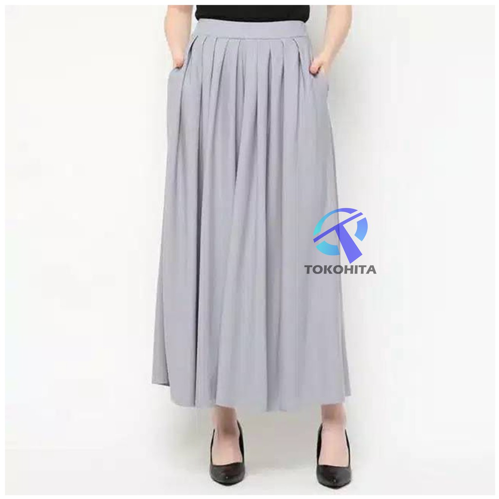 Kulot Panjang Klok Rempel Payung Bahan Moscrepe Morashop-4