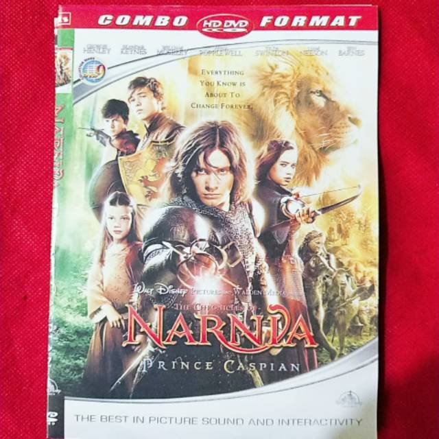 Kaset DVD film barat terlaris NARNIA prince caspian