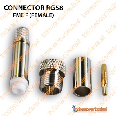 KONEKTOR CONNECTOR RG58 FME F (FEMALE)