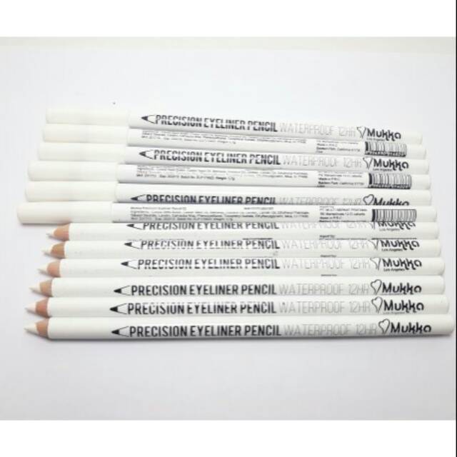EYELINER PENCIL MUKKA PUTIH BPOM lusinan