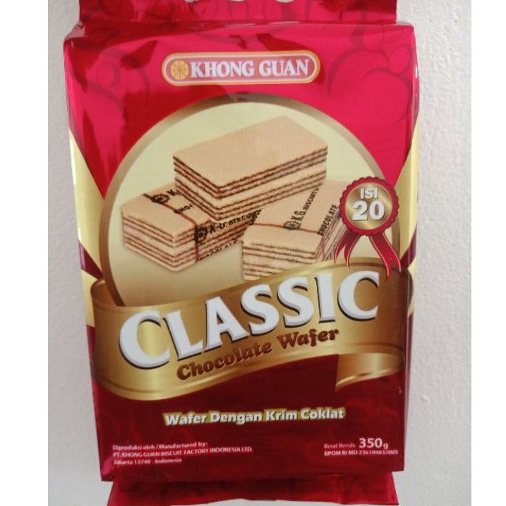 

Ready Classic Chocolate Wafer (Khong Guan)impor malaysia