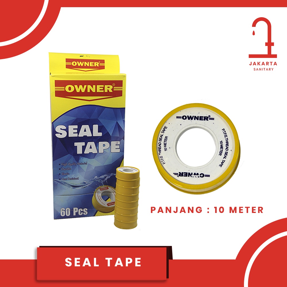 Jual Seal Tape Sealtape Isolasi Pipa Isolasi Kran Seal Tape Owner M Shopee Indonesia