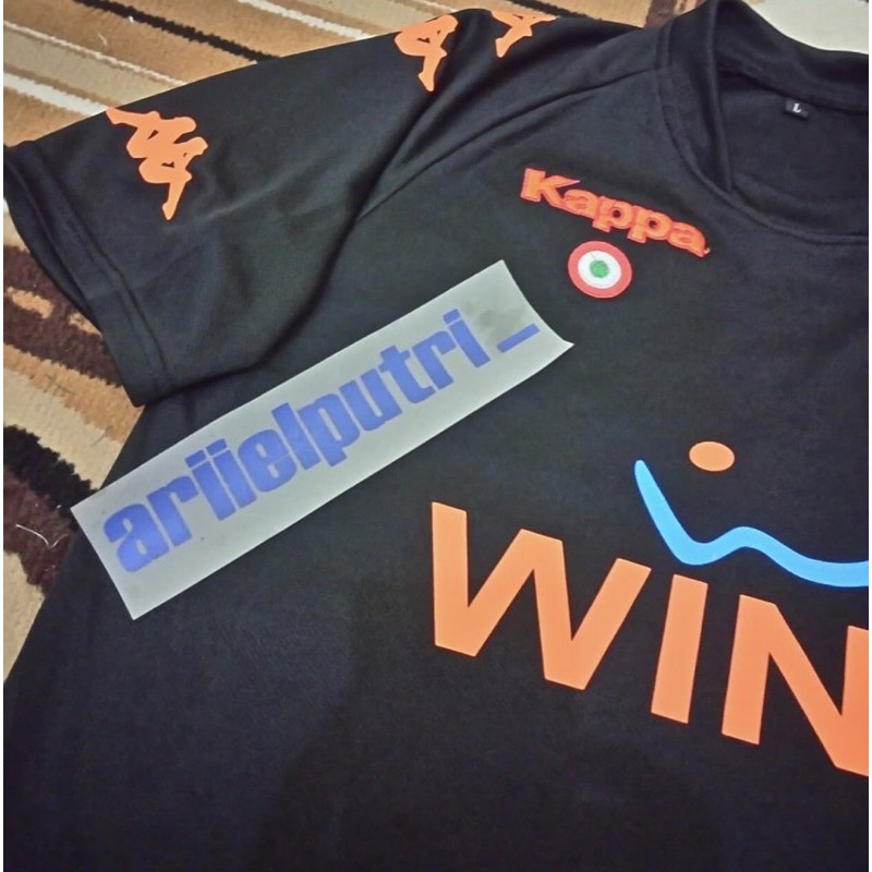 Jersey retro as roma hitam UCL 2009