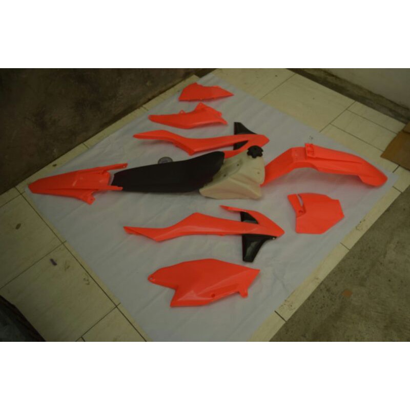 Body set ktm 250 2017 fluo oranye cover body set ktm 250 sixday 2017