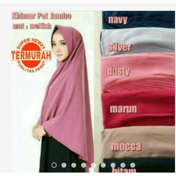 Fifi fashion KHIMAR PET JUMBO Penguin Pet Syari Premium HIJAB JILBAB MUSLIM