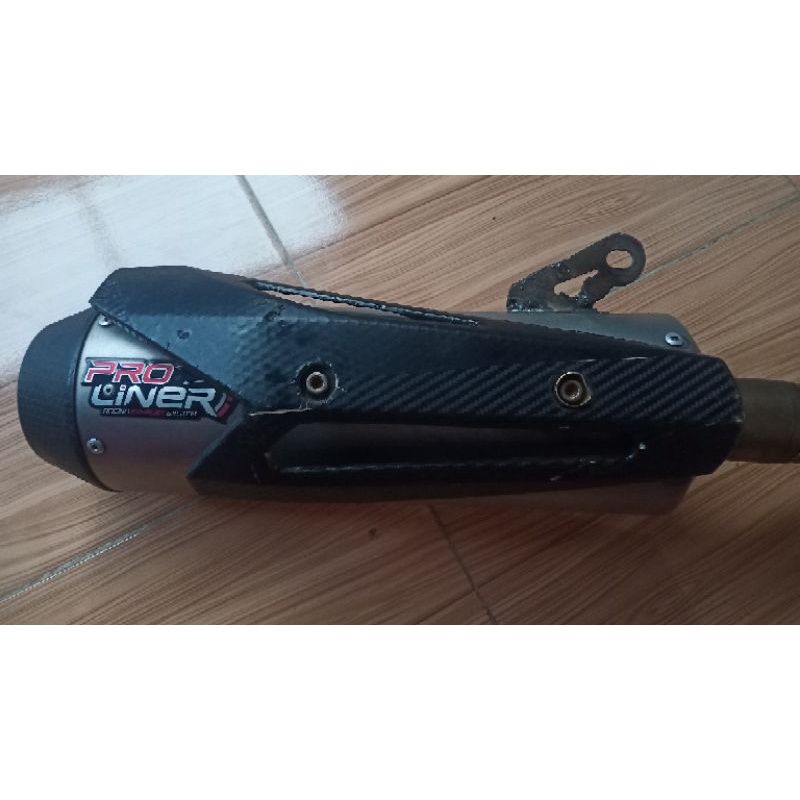 knalpot pro liner max1 aerox 155 original bekas