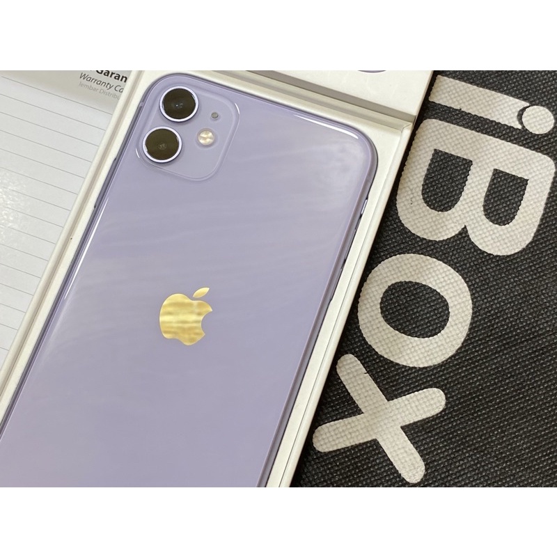 iPhone 11 128GB (Ex iBox) BH 89% Fullset Original Versi SlimBox Terbaru