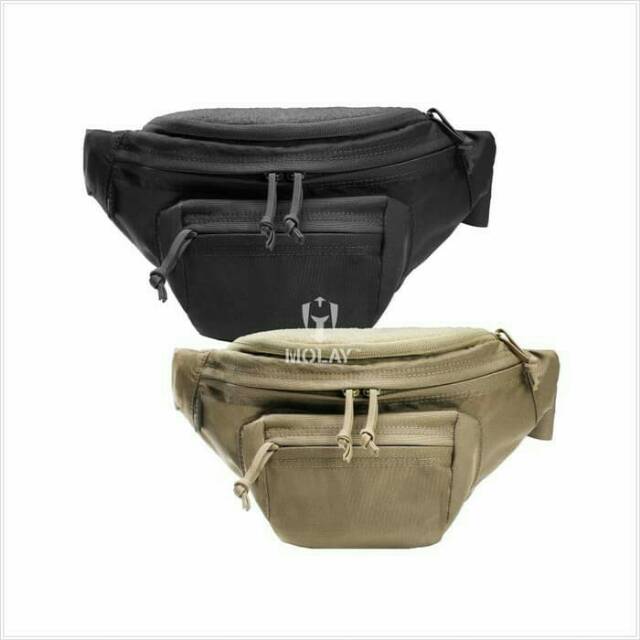 Tas Pinggang Molay Fanny Pack Hitam