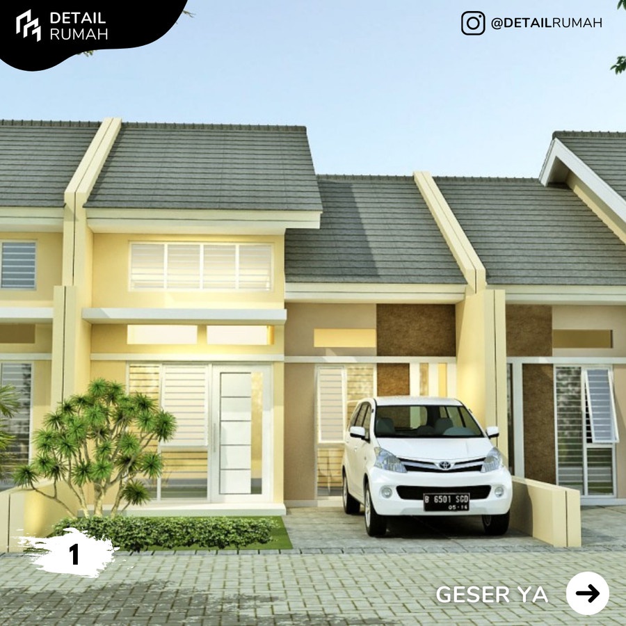 

DESAIN RUMAH MINIMALIS TYPE 45 / 90 X003, DI LENGKAPI GAMBAR KERJA