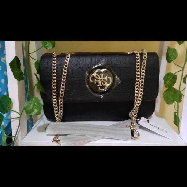 Guess ORI Motif GUESS With DustBag + Papper Bag