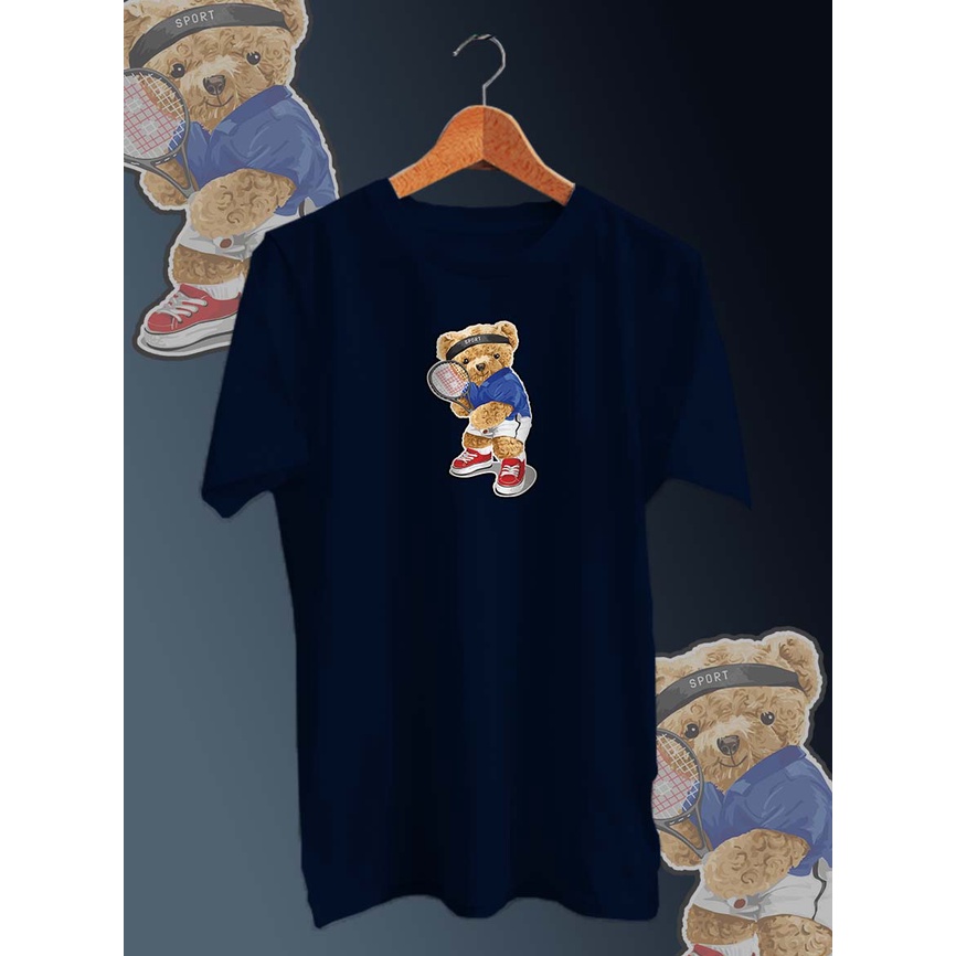 BAJU KAOS DISTRO PRIA BEAR SPORT /KAOS PRIA/KAOS DISTRO/KAOS MURAH PRIA/UNISEX/COTTON COMBED 30s