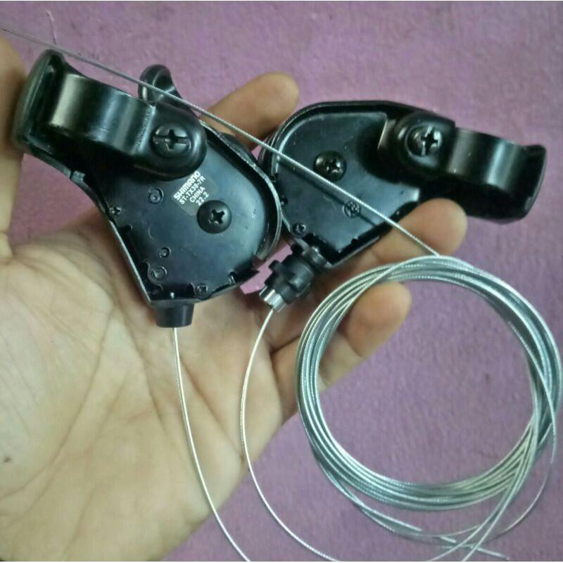 SHIFTER TOMBOL 3 X 7 SPEED SHIFTER SHIMANO 7 SPEED SHIFTER SEPEDA OPERAN GIGI