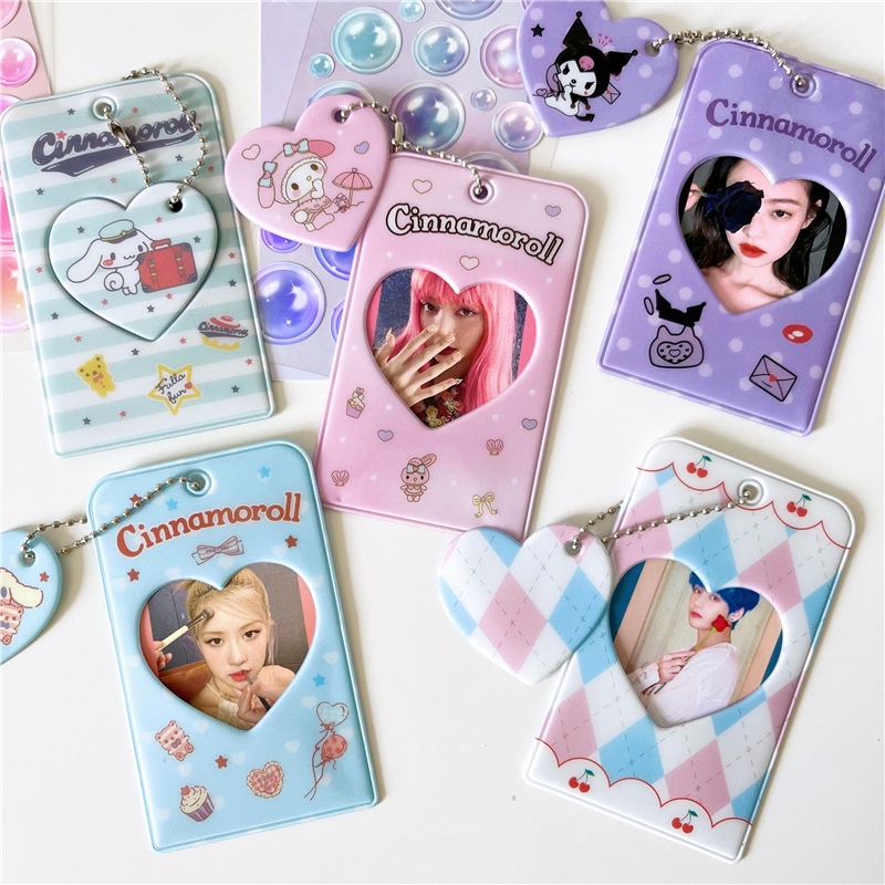 KPOP Card Holder WanitaLove Cinnamoroll Dengan Motif Tempat Photocard