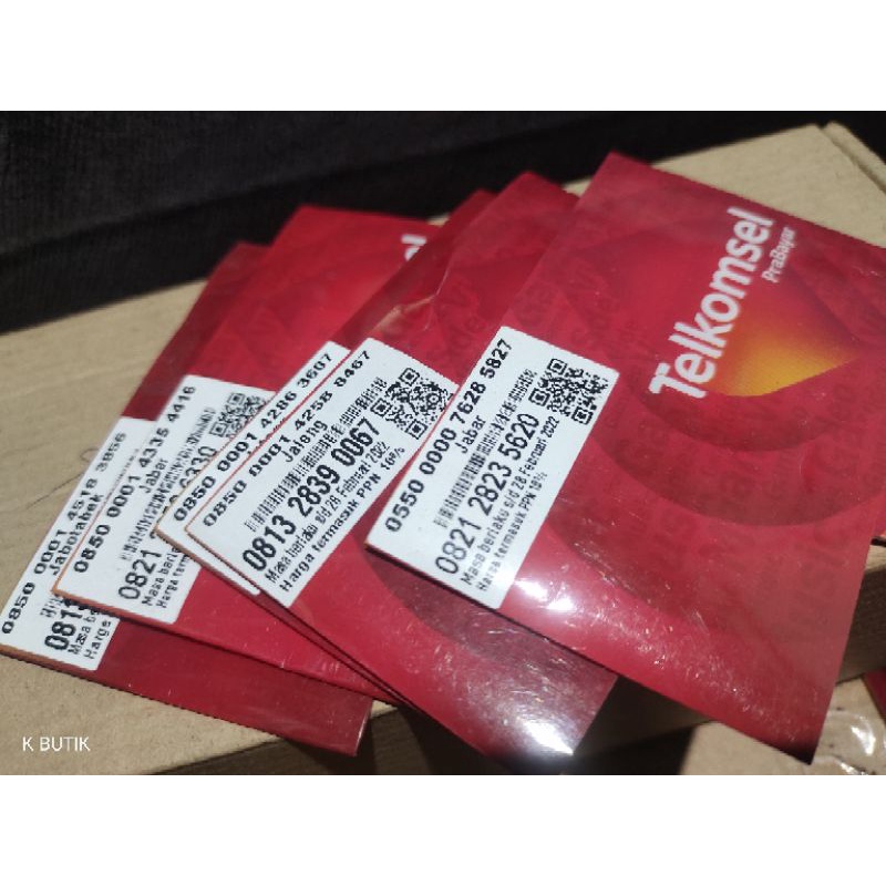 kartu Perdana simpati murah siap pakai/minimal order 50 pic