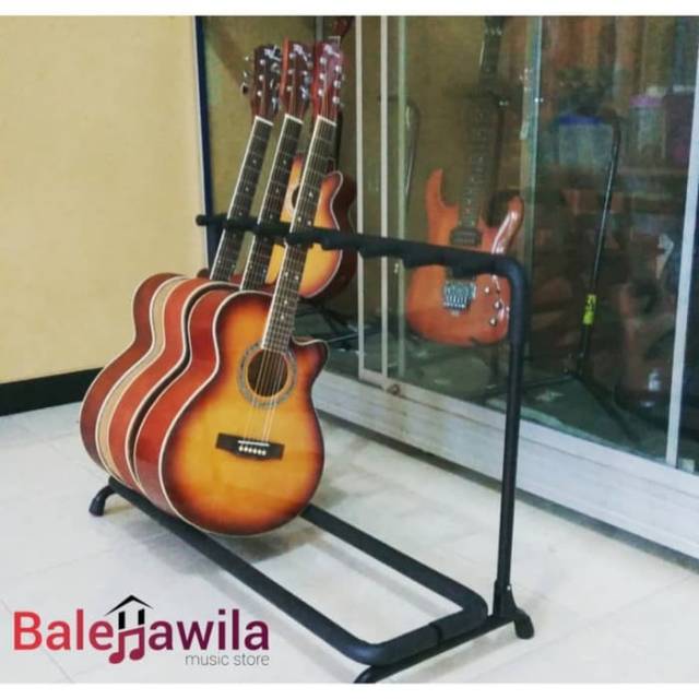 Rak Gitar Rug Stand Gitar Isi 7 stand , Stand Gitar Isi 3 , Stand Gitar Isi 9 semua jenis