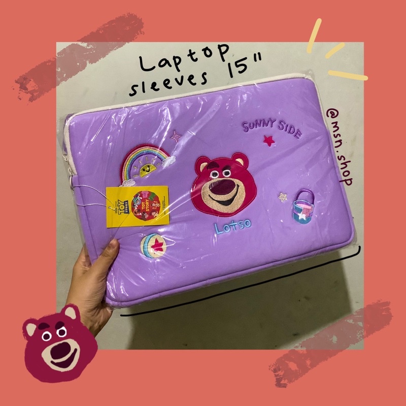Laptop sleeves sleeve 14 15inch 14” 15” sarung laptop disney toy story macbook sleeve pouch