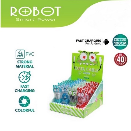 Kabel Data Robot RD-CD100 For Android Micro BB Kabel Charger Kabel Casan Robot RT-CD100 USB Micro - PER KOTAK