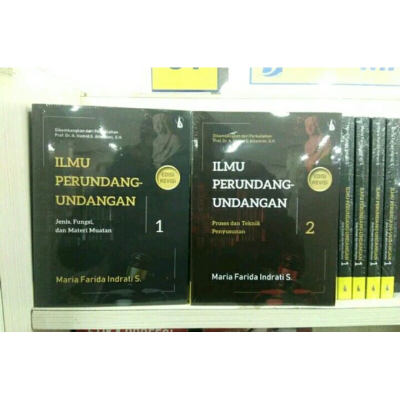 Satu Set 2 Buku Ilmu Perundang Undangan Proses Dan Teknik Pembentukannya Buku 1 Dan 2 Revisi Shopee Indonesia