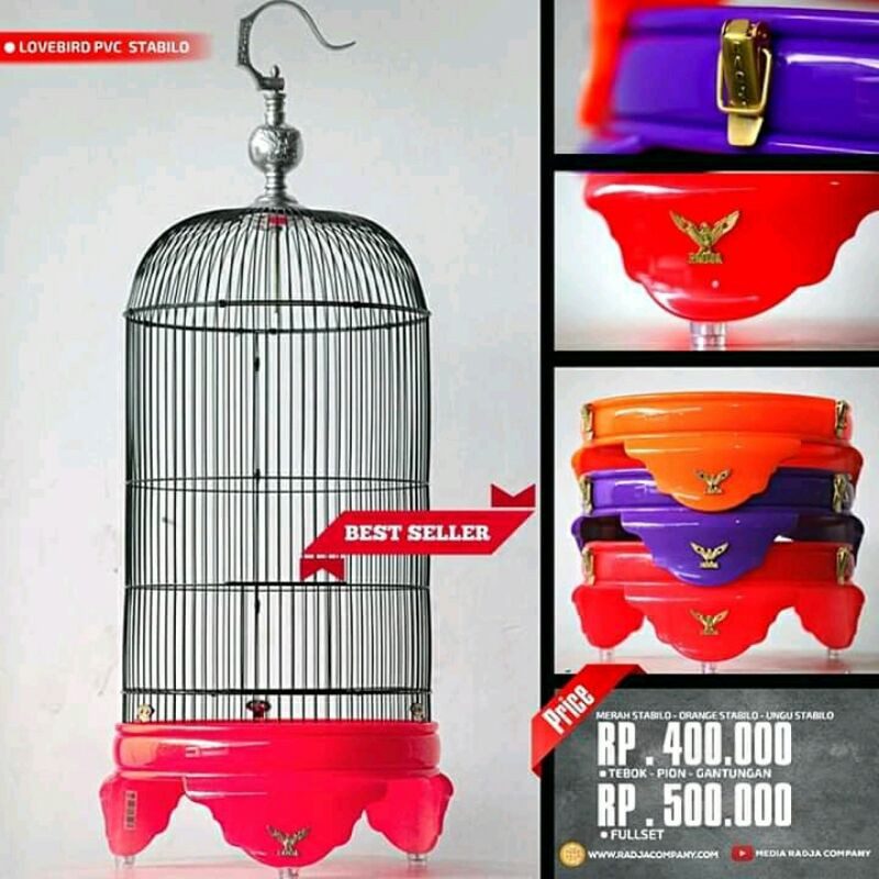 Sangkar Lovebird PVC