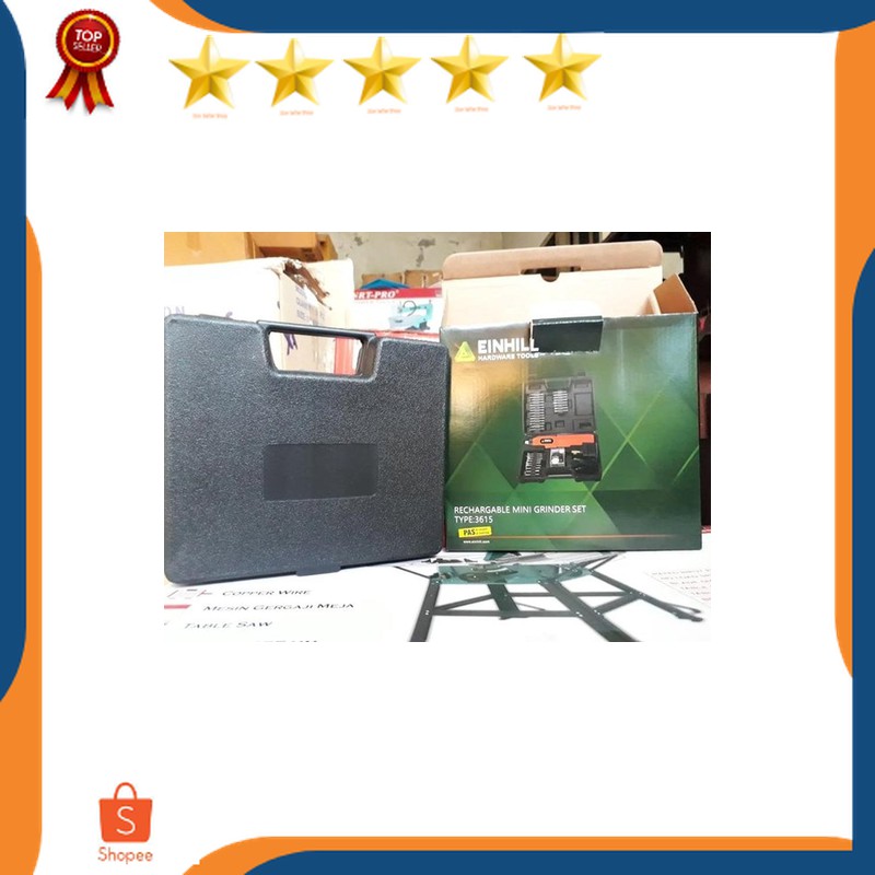 Stok Terbatas EINHILL3615 mini grinder DC charger Portable mini gerinda bor tuner mini set cas