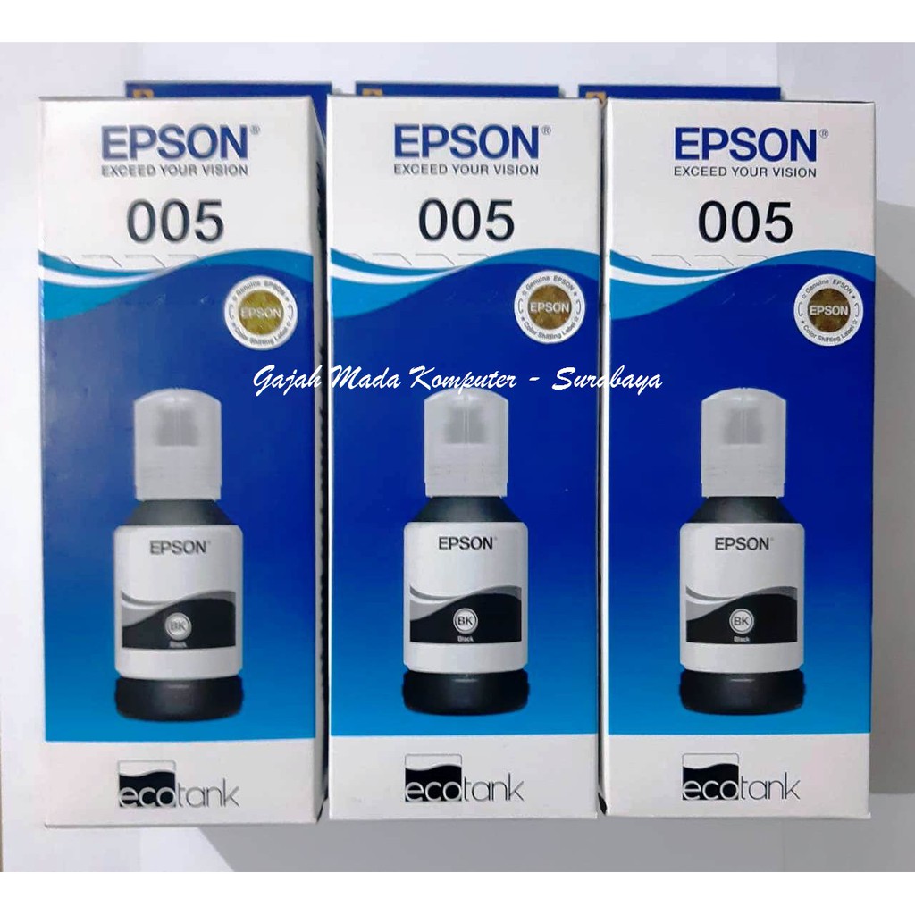 Jual Tinta EPSON 005 Q100 C13T03Q100 Black M1100 M1120 M1140 M1180