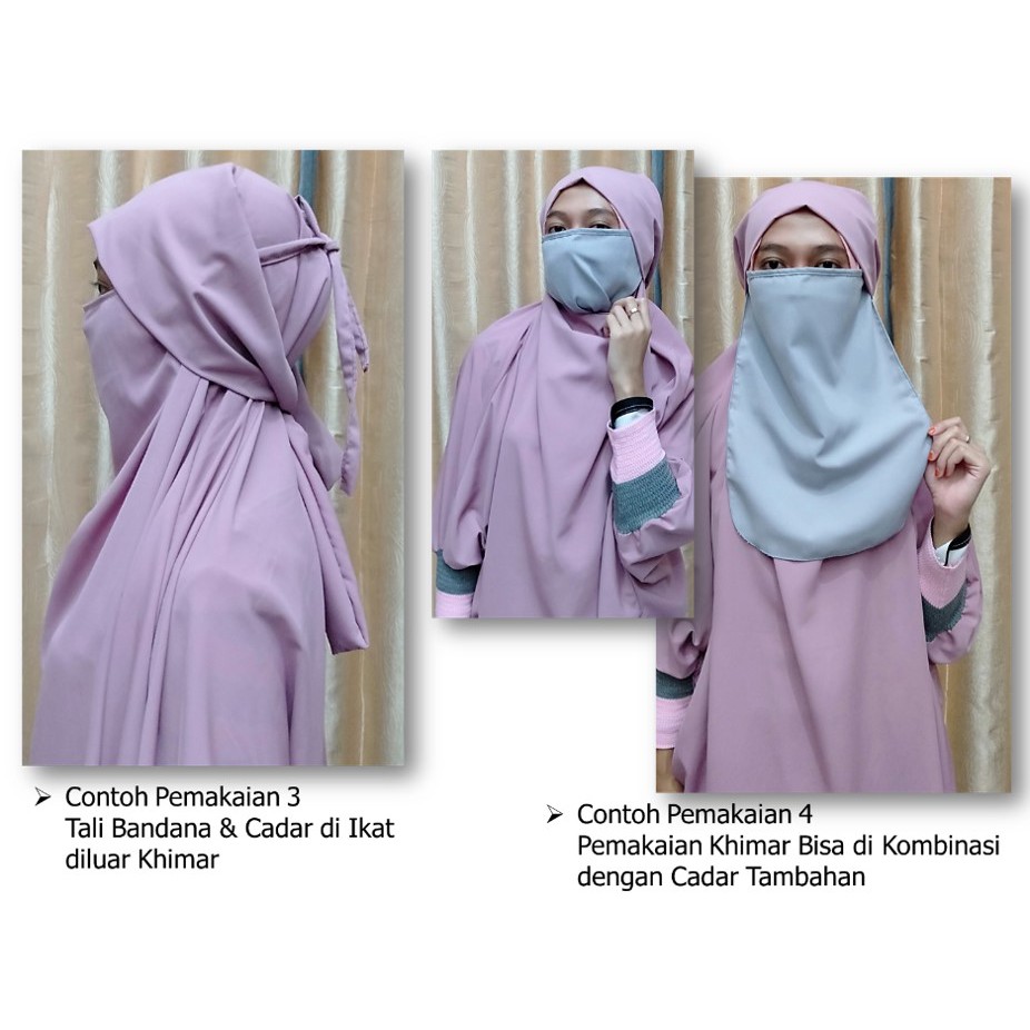 FRENCH KHIMAR &quot; CADAR FULL SET BAWAHAN &quot; ft. AZKIYA HIJAB SYARI