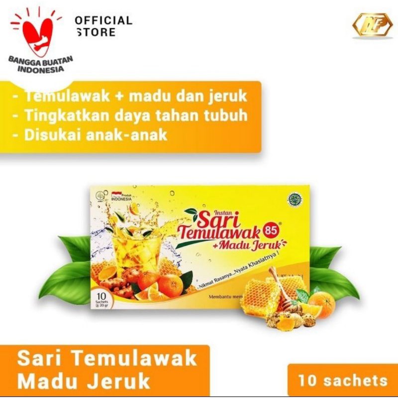 

deli 85 - sari temulawak madu jeruk minuman untuk kesehatan liver 1box