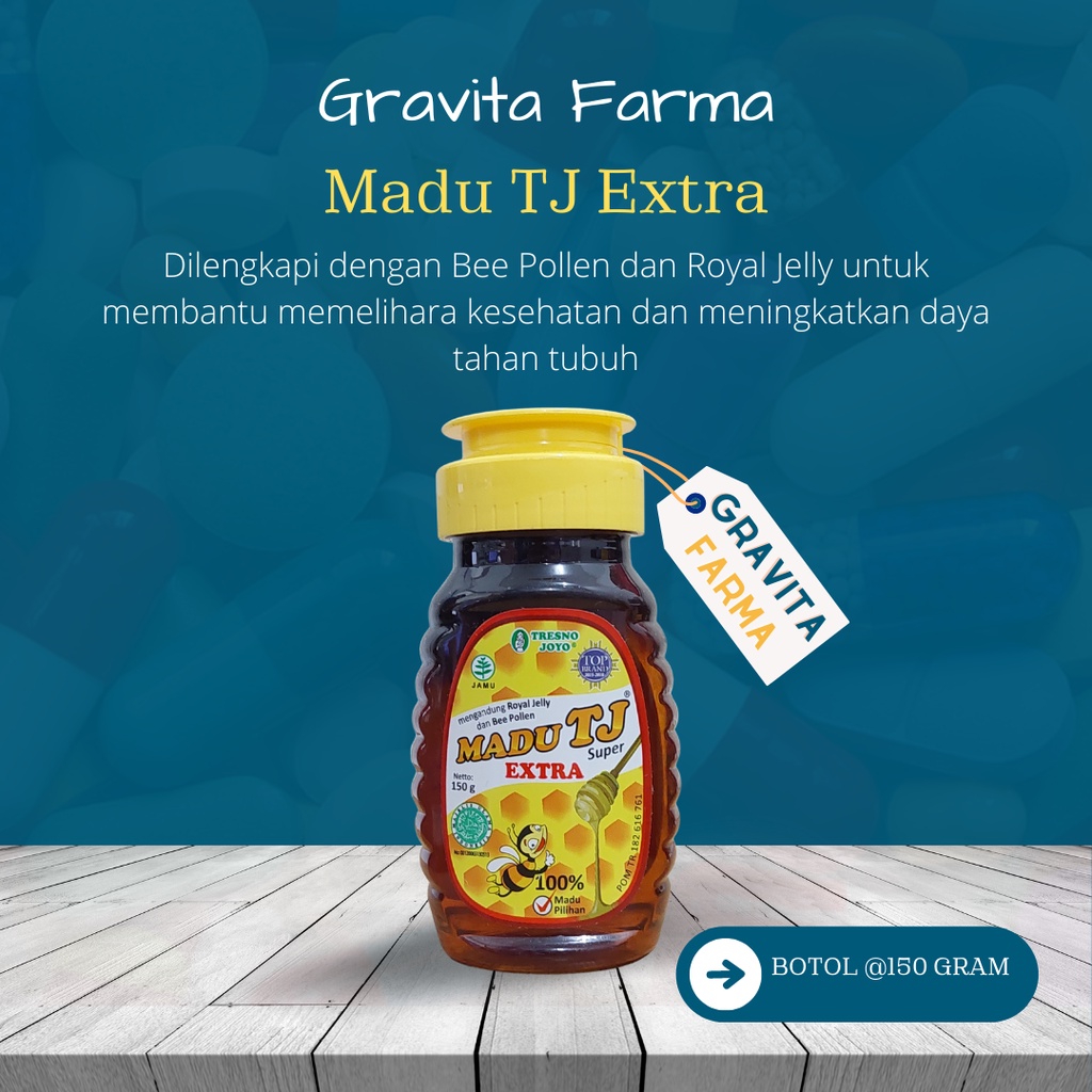 

Madu TJ Extra Super kemasan botol Tresno Joyo 150 gram