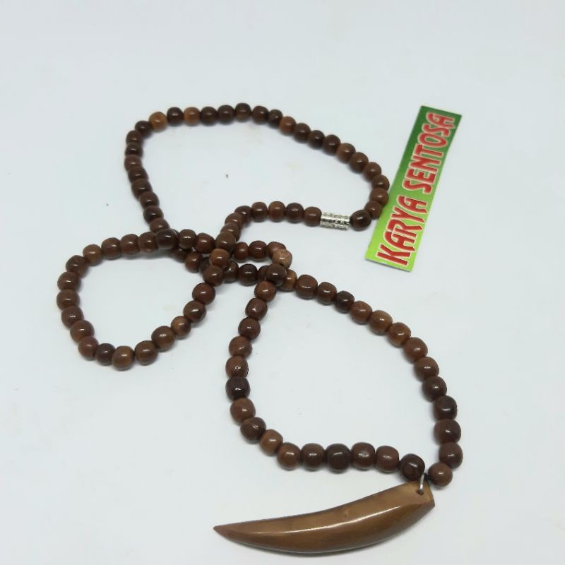 Kalung Tasbih Kaoka Warna Coklat