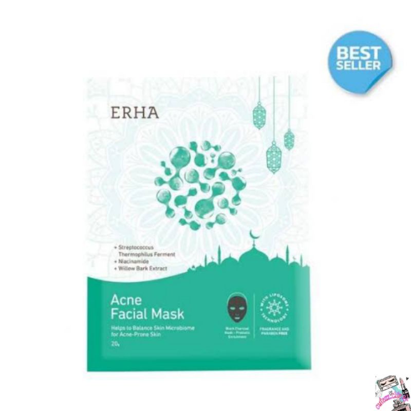 ☃Cutezz_Ching1☃Erha Facial Mask / Sheet Mask Series _Acne_ Brightening_Shooting_Colagen 20g