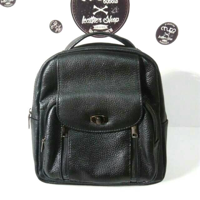 Tas ransel kulit wanita tas gendong