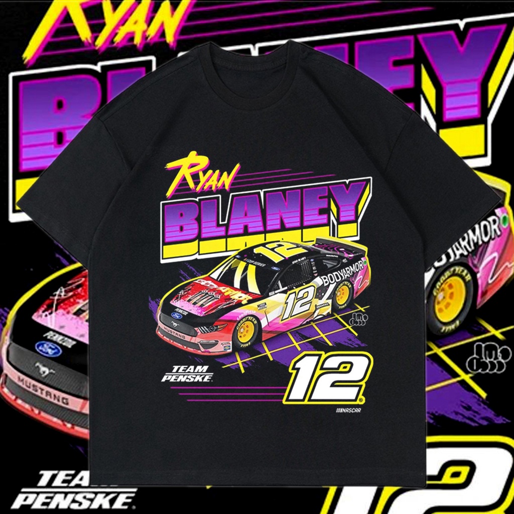 KAOS NASCAR VINTAGE RYAN BANLEY | TSHIRT NASCAR VINTAGE RACING | KAOS MOBIL BALAP