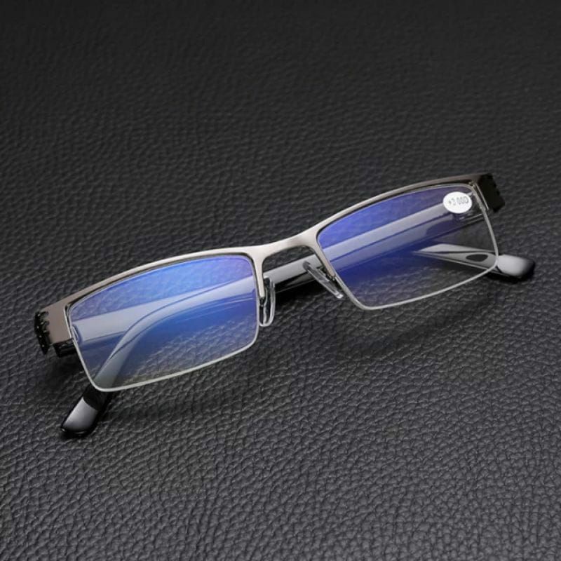 Kacamata Plus/Baca Setengah Frame/Gantung Blueray