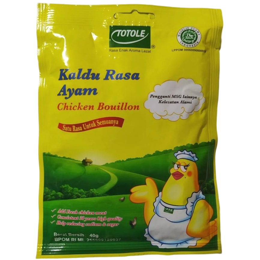 

Totole Kaldu Rasa Ayam 40gr Chicken Bouillon Pengganti MSG